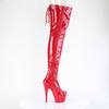 Pleaser - ADORE3850 Platform Overknee Boots - Red Product image